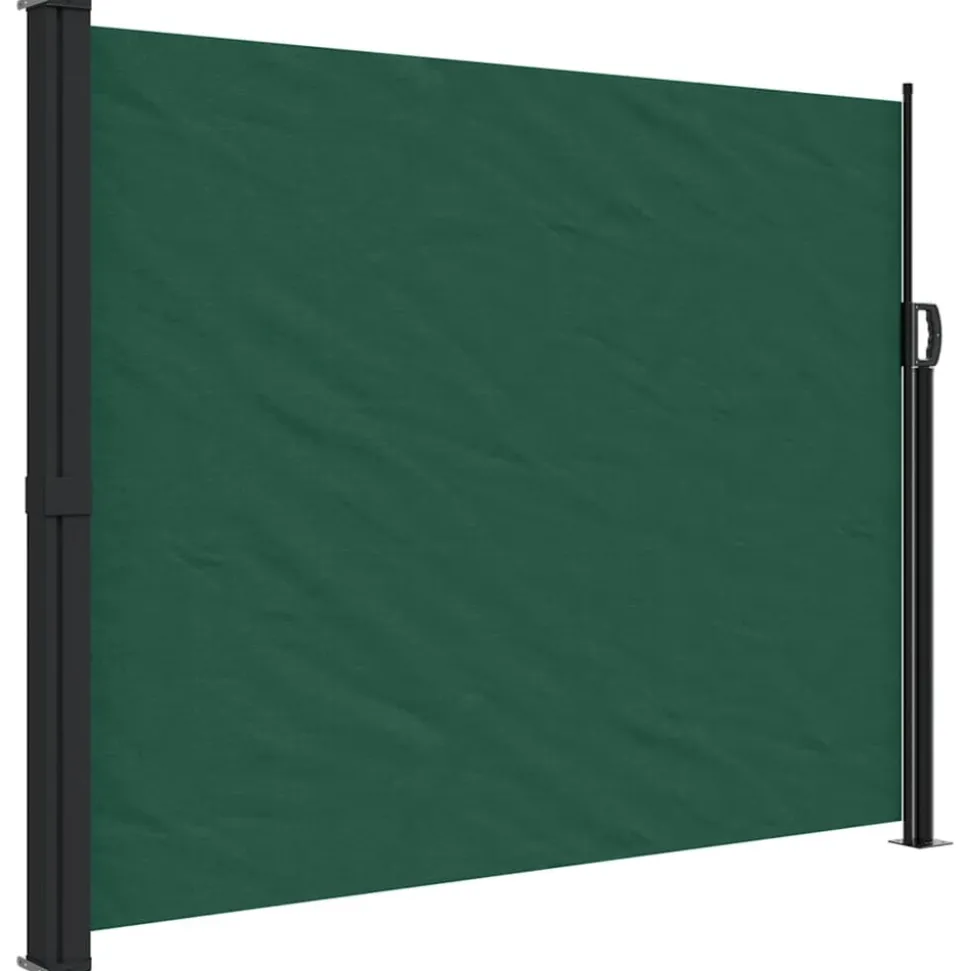 MAISON EXCLUSIVE - Auvent latéral rétractable vert foncé 170x300 cm