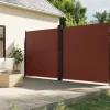 MAISON EXCLUSIVE - Auvent latéral rétractable marron 200x1200 cm