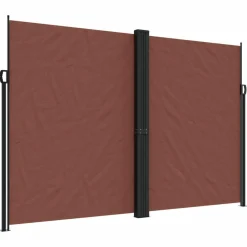 MAISON EXCLUSIVE - Auvent latéral rétractable marron 220x1200 cm
