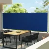 MAISON EXCLUSIVE - Auvent latéral rétractable de patio 160x600 cm bleu