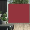 MAISON EXCLUSIVE - Auvent latéral rétractable de patio 100x300 cm rouge