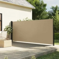 MAISON EXCLUSIVE - Auvent latéral rétractable beige 170x300 cm