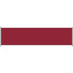 MAISON EXCLUSIVE - Auvent latéral rétractable de patio 160x600 cm rouge