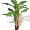MAISON EXCLUSIVE - Bananier artificiel avec pot 175 cm vert