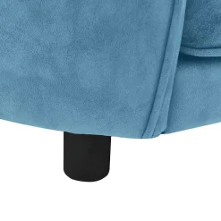 MAISON EXCLUSIVE - Canapé pour chien turquoise 69x49x40 cm peluche