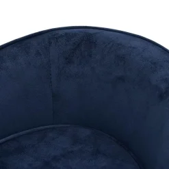 MAISON EXCLUSIVE - Canapé pour chien bleu 69x49x40 cm peluche et similicuir
