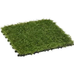 MAISON EXCLUSIVE - Carreaux de gazon artificiel 22 pcs vert 30x30 cm