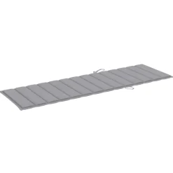 MAISON EXCLUSIVE - Chaise longue double et coussins gris bois de pin imprégné