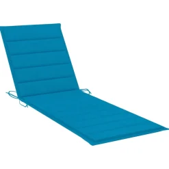 MAISON EXCLUSIVE - Chaise longue de jardin 2 places avec coussins acacia solide