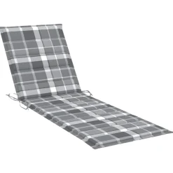 MAISON EXCLUSIVE - Chaise longue de jardin avec table et coussin bois d'acacia