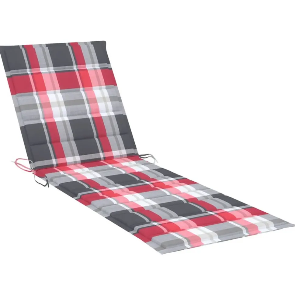 MAISON EXCLUSIVE - Chaise longue de jardin 2 places avec coussins acacia solide