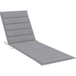 MAISON EXCLUSIVE - Chaise longue de jardin 2 places avec coussins acacia solide
