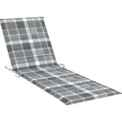 MAISON EXCLUSIVE - Chaise longue de jardin 2 places avec coussins acacia solide