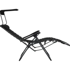 MAISON EXCLUSIVE - Chaises pliables de terrasse lot de 2 textilène noir