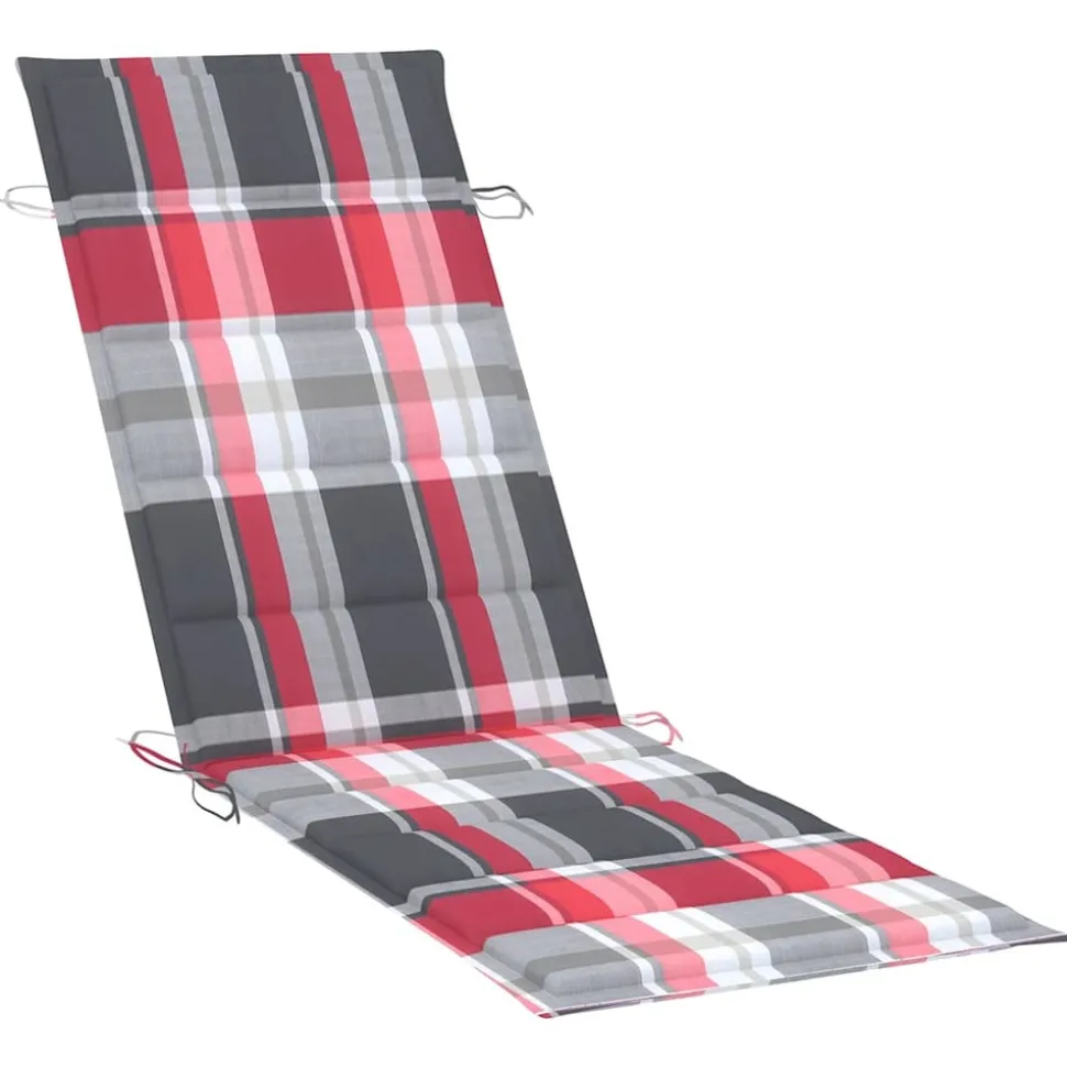 MAISON EXCLUSIVE - Chaises longues lot de 2 avec coussins bois d'acacia solide