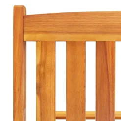 MAISON EXCLUSIVE - Chaises longues lot de 2 avec table et coussins acacia solide