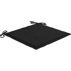 MAISON EXCLUSIVE - Chaises pliables de jardin avec coussins lot de 4 teck solide
