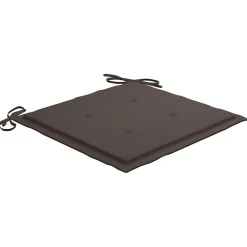 MAISON EXCLUSIVE - Chaises pliables de jardin avec coussins lot de 8 teck solide