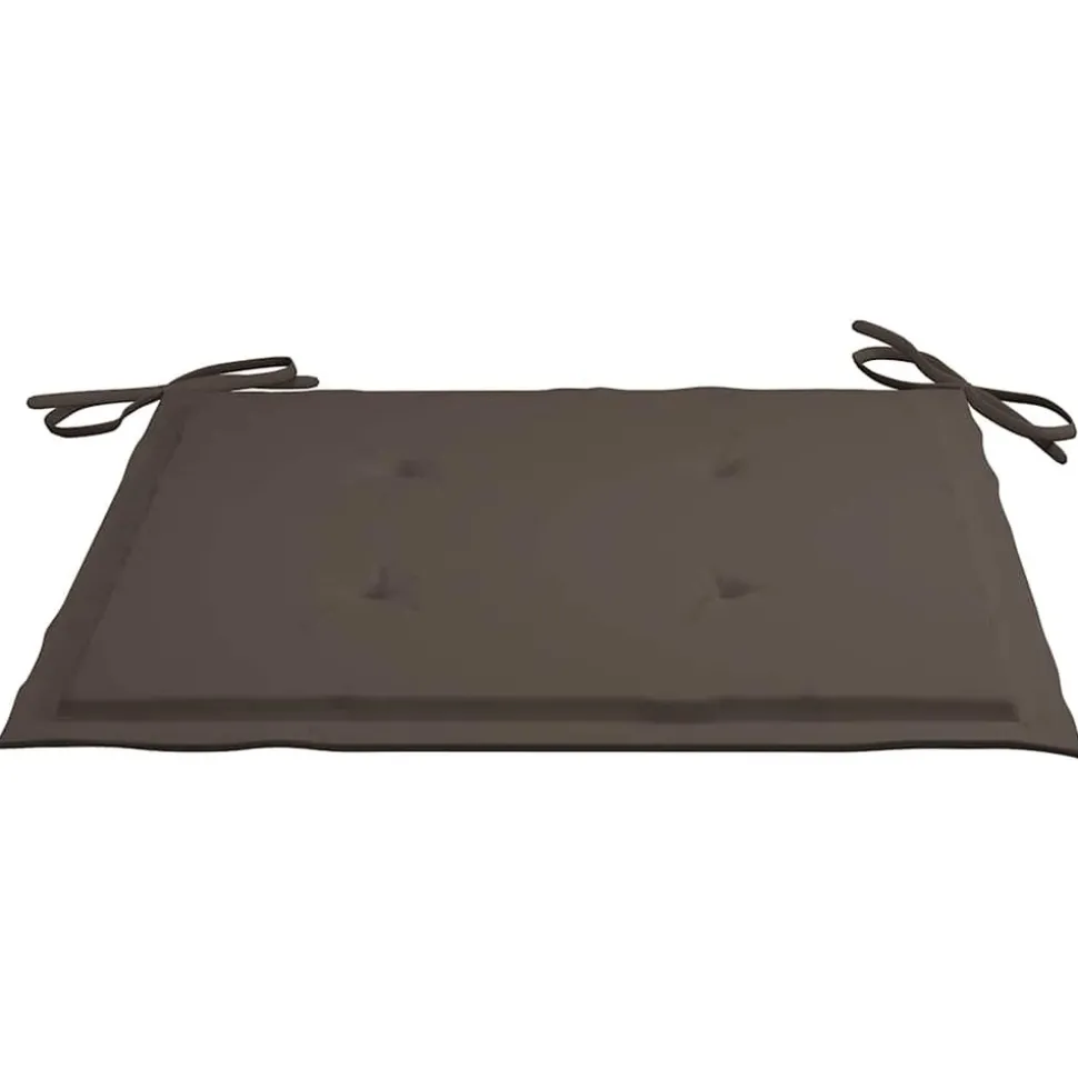 MAISON EXCLUSIVE - Chaises pliables de jardin avec coussins lot de 8 teck solide