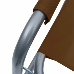 MAISON EXCLUSIVE - Chaises de metteur en scène lot de 2 acier marron