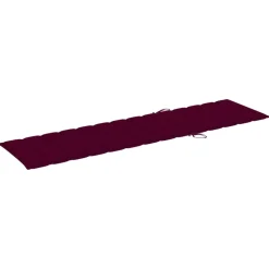 MAISON EXCLUSIVE - Chaises longues lot de 2 avec table et coussin bois teck solide