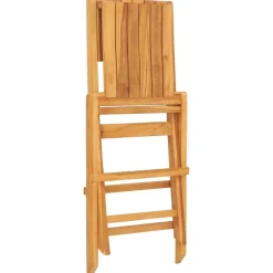 MAISON EXCLUSIVE - Chaises de jardin pliantes lot de 2 47x61x90cm bois massif teck