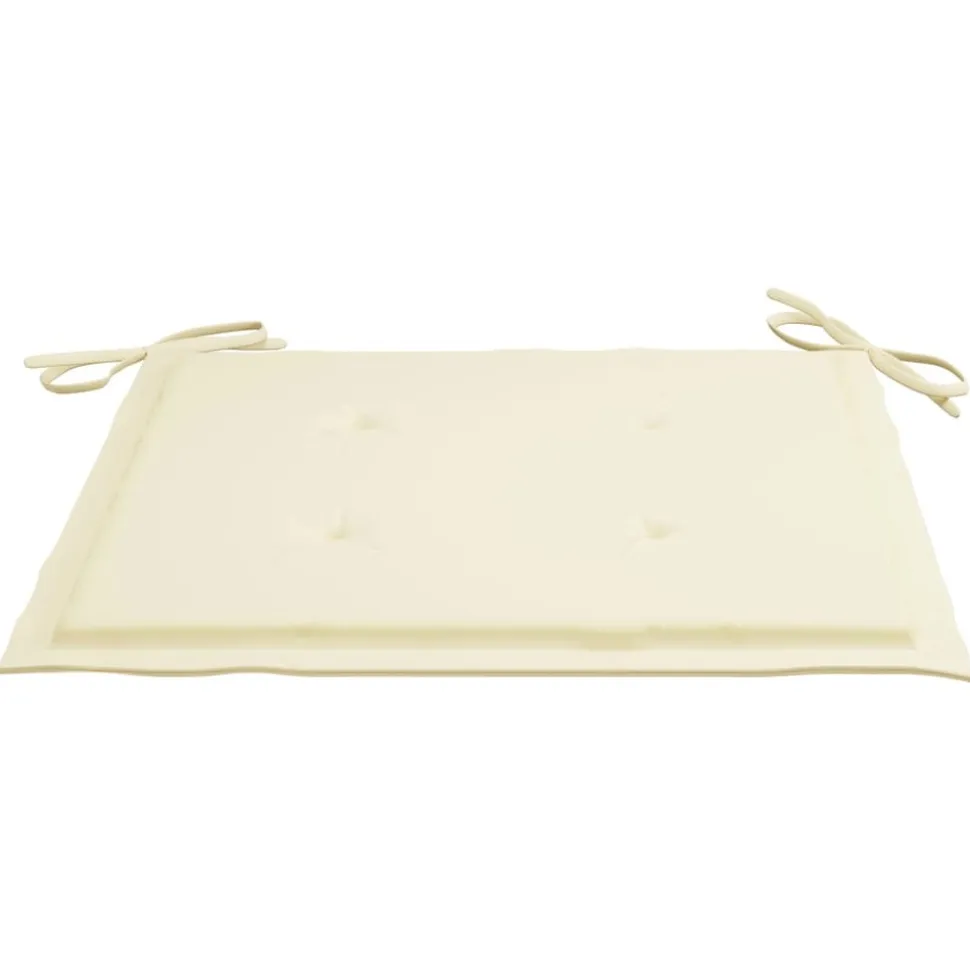 MAISON EXCLUSIVE - Chaises de jardin empilables avec coussins lot de 4 teck solide