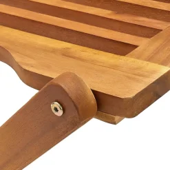 MAISON EXCLUSIVE - Chaises pliables d'extérieur lot de 2 bois d'acacia solide