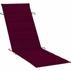 MAISON EXCLUSIVE - Chaises longues lot de 2 avec coussins bois d'acacia solide