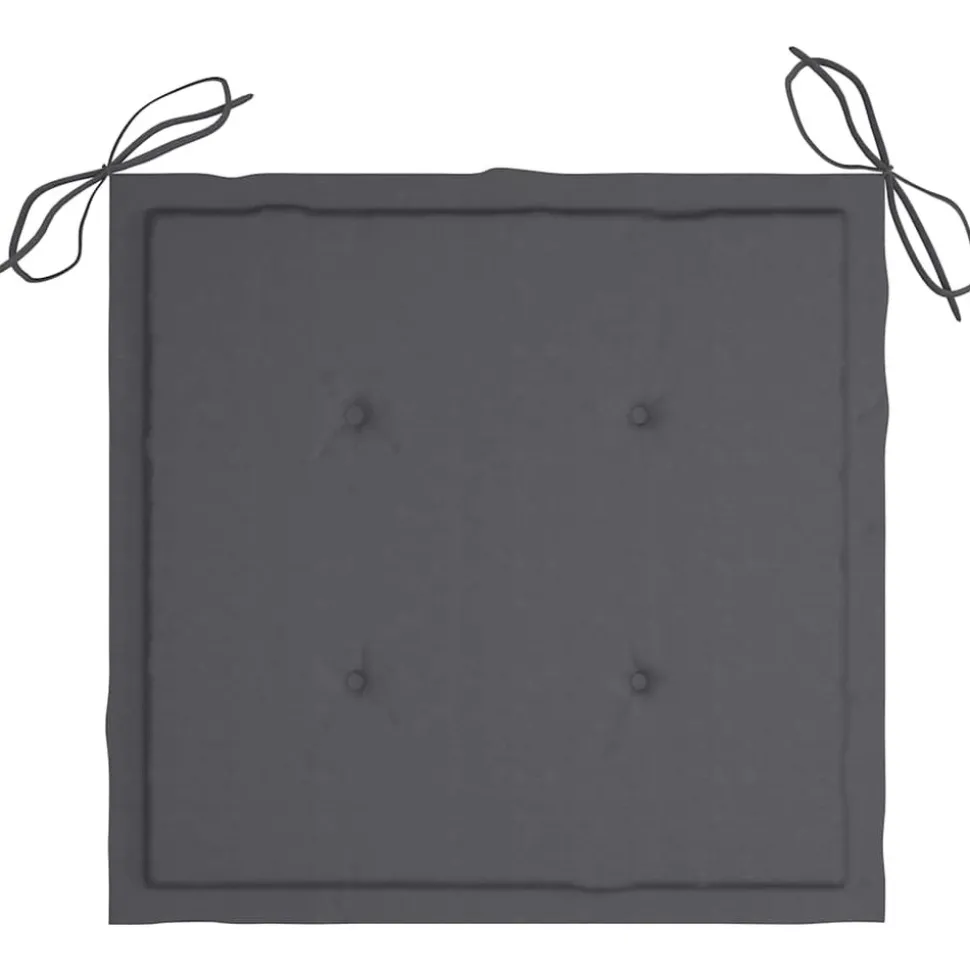 MAISON EXCLUSIVE - Chaises de jardin empilables avec coussins lot de 4 teck solide