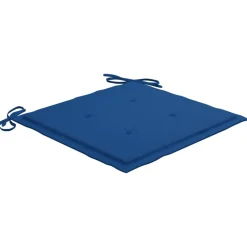 MAISON EXCLUSIVE - Chaises de jardin empilables avec coussins lot de 8 teck solide