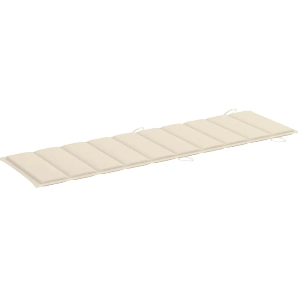 MAISON EXCLUSIVE - Chaises longues lot de 2 avec coussins bois d'acacia solide