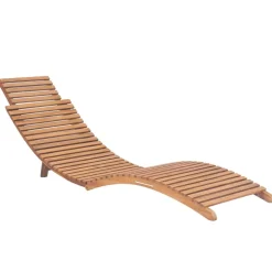 MAISON EXCLUSIVE - Chaises longues lot de 2 avec coussins bois massif de teck