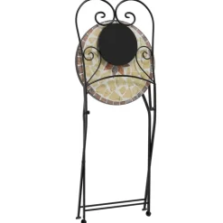MAISON EXCLUSIVE - Chaises de bistro pliables lot de 2 terre cuite blanc céramique
