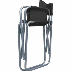 MAISON EXCLUSIVE - Chaises de metteur en scène lot de 2 acier noir