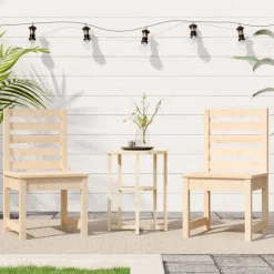 MAISON EXCLUSIVE - Chaises de jardin lot de 2 50x48x91,5 cm bois massif de pin
