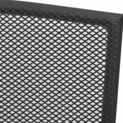MAISON EXCLUSIVE - Chaises d'extérieur lot de 4 design maillé anthracite acier