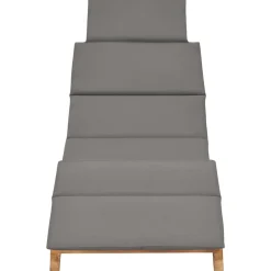 MAISON EXCLUSIVE - Chaises longues lot de 2 avec coussins bois massif de teck