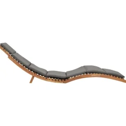 MAISON EXCLUSIVE - Chaises longues lot de 2 avec coussins bois massif de teck