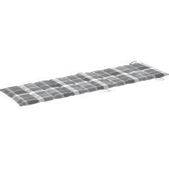MAISON EXCLUSIVE - Chaises longues lot de 2 avec table et coussins acacia solide
