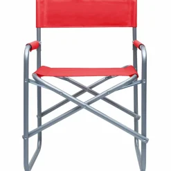 MAISON EXCLUSIVE - Chaises de metteur en scène lot de 2 acier rouge