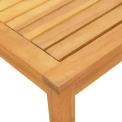 MAISON EXCLUSIVE - Chaises longues lot de 2 table gris bois d'acacia et textilène