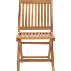 MAISON EXCLUSIVE - Chaises pliables de jardin avec coussins lot de 8 teck solide
