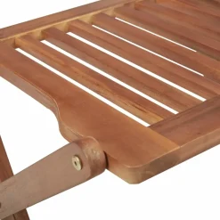 MAISON EXCLUSIVE - Chaises pliables d'extérieur lot de 6 bois d'acacia solide