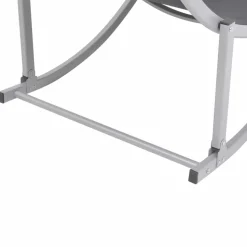 MAISON EXCLUSIVE - Chaises longues lot de 2 noir et gris
