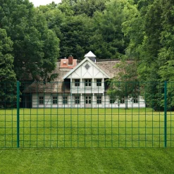 MAISON EXCLUSIVE - Clôture euro acier 20x1,2 m vert