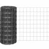 MAISON EXCLUSIVE - Clôture euro acier 10 x 0,8 m gris
