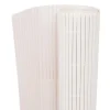 MAISON EXCLUSIVE - Clôture de jardin double face 90 x 300 cm blanc