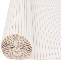 MAISON EXCLUSIVE - Clôture de jardin double face 90 x 300 cm blanc