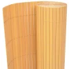 MAISON EXCLUSIVE - Clôture de jardin double face pvc 90 x 300 cm jaune